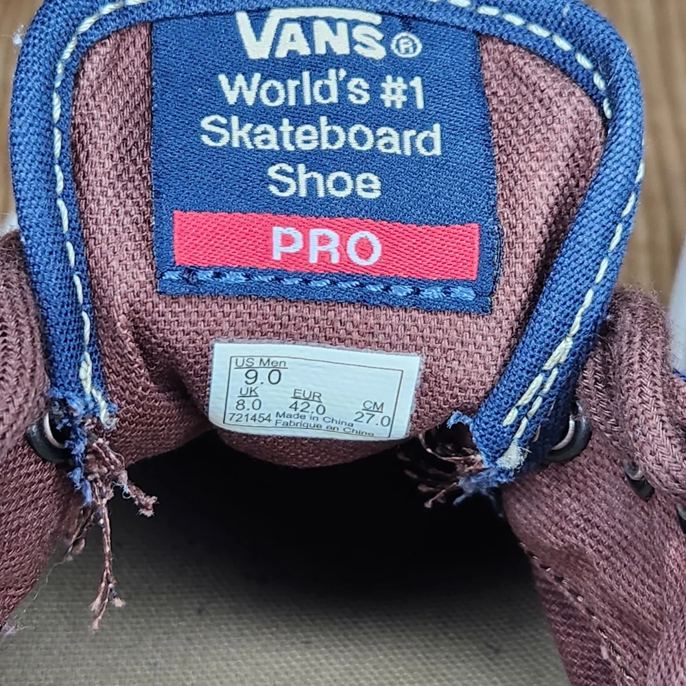 Vans‎ Men's Pro Ultra Cush Blue Skateboard Shoe Sneaker Size 9 - Picture 8 of 11